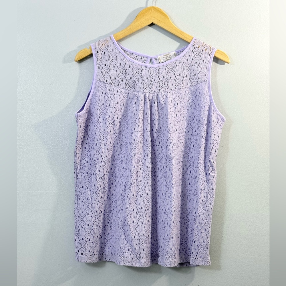 Shannon For New York, sleeveless round-neck blouse size M